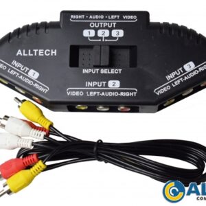 CHAVE SELETORA 3 ENTRADAS X 1 SAIDA TV/DVR/DVD UPLED