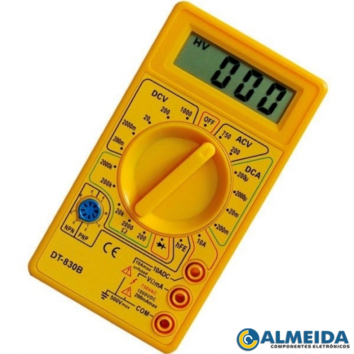 MULTIMETRO DIGITAL DT-830B GOLDEN CABO