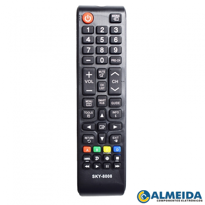 CONTROLE LCD SAMSUNG SMART HUB/FUTEBOL BN98-06046A SKY-8008