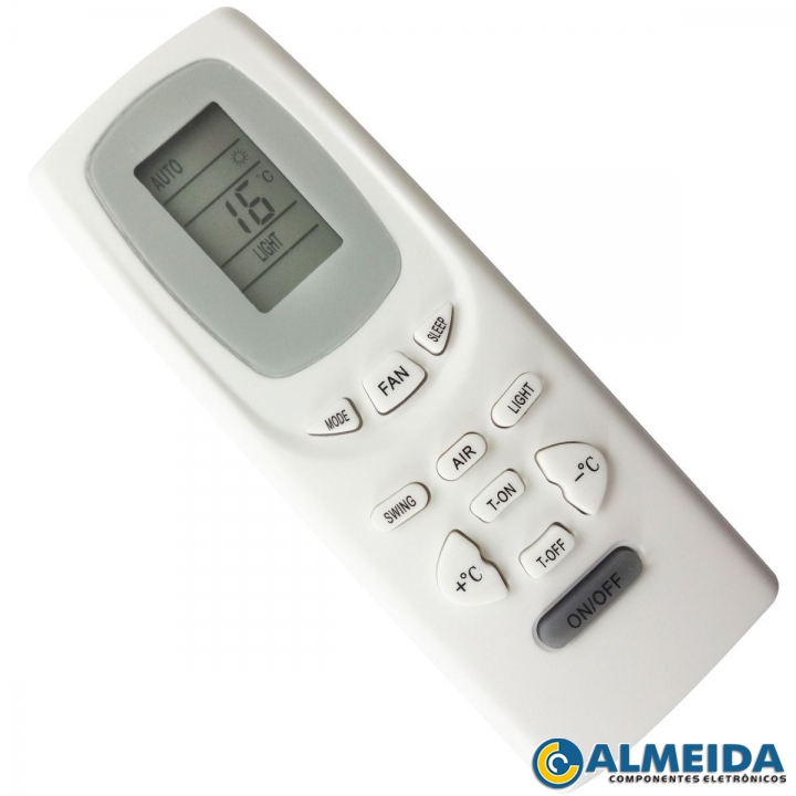 CONTROLE AR CONDICIONADO GREE Y512F2/Y512F/Y512 SKY-8067