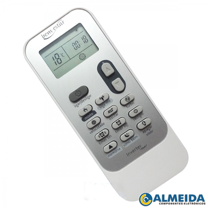 CONTROLE AR CONDICIONADO CONSUL INVERTER BEM-ESTAR SKY-8062