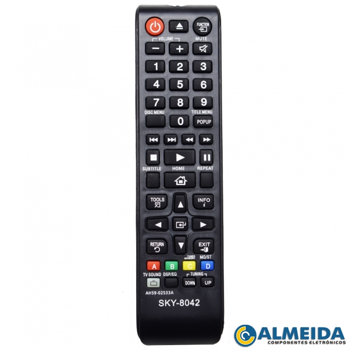 CONTROLE HOME THEATER SAMSUNG AH59-02533A SKY-8042