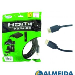 CABO HDMI 2.0 ULTRA HD 4K 3D 3 METROS ALLTECH