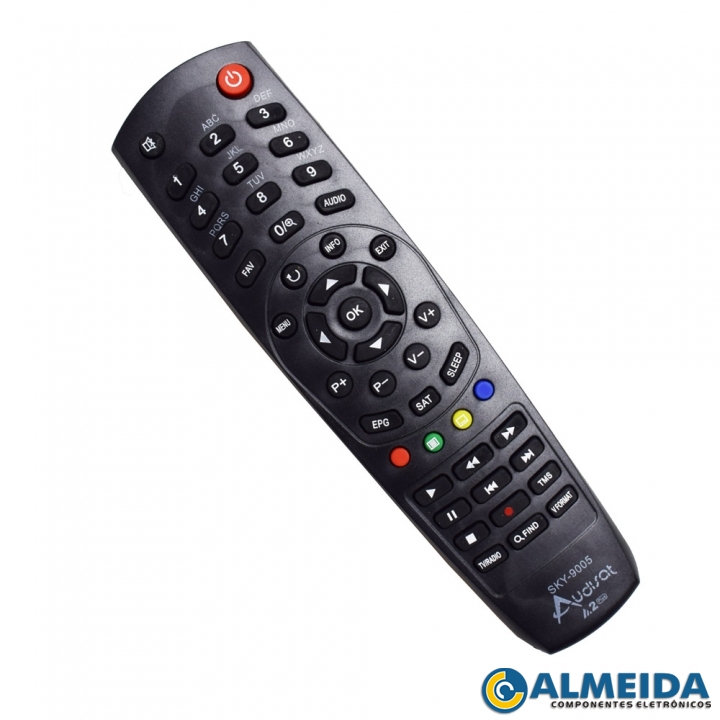 CONTROLE RECEPTOR AUDISAT A2 PLUS SKY-9005