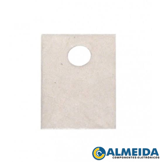 MICA ISOLANTE TO-92 COM FURO IMPLASTEC (50 PCS)