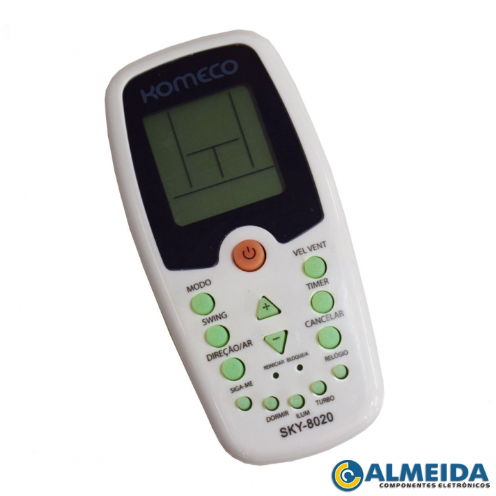 CONTROLE AR CONDICIONADO KOMECO PRINCESS ZH/KZ01 LE-7436