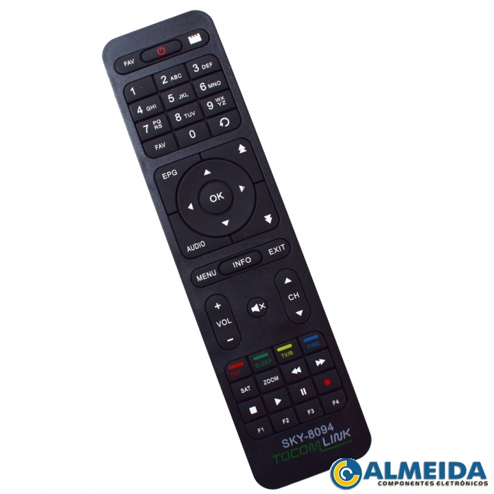 CONTROLE RECEPTOR TOCOMLINK FESTA HD/TERRA HD SKY-8094