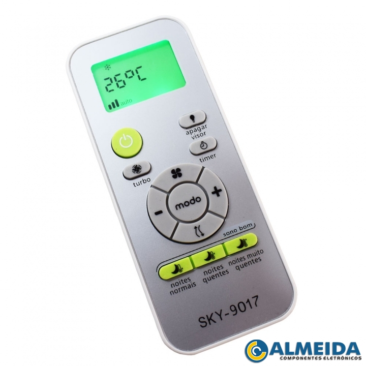 CONTROLE AR CONDICIONADO CONSUL SPLIT DG11J2-01 SKY-9017