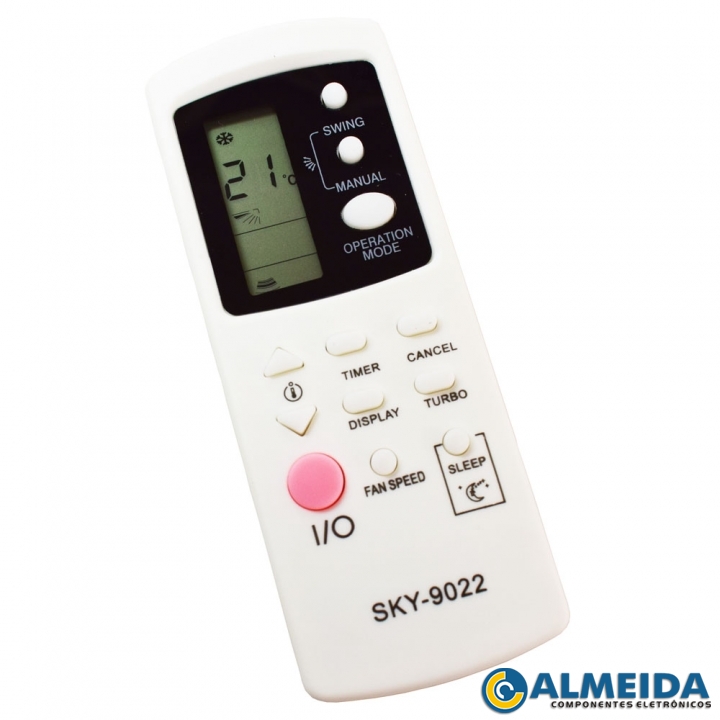 CONTROLE AR CONDICIONADO PHILCO PH9000FM3/12000FM3 SKY-9022