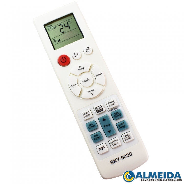 CONTROLE AR CONDICIONADO SAMSUNG MAX PLUS/CRYSTAL SKY-9020