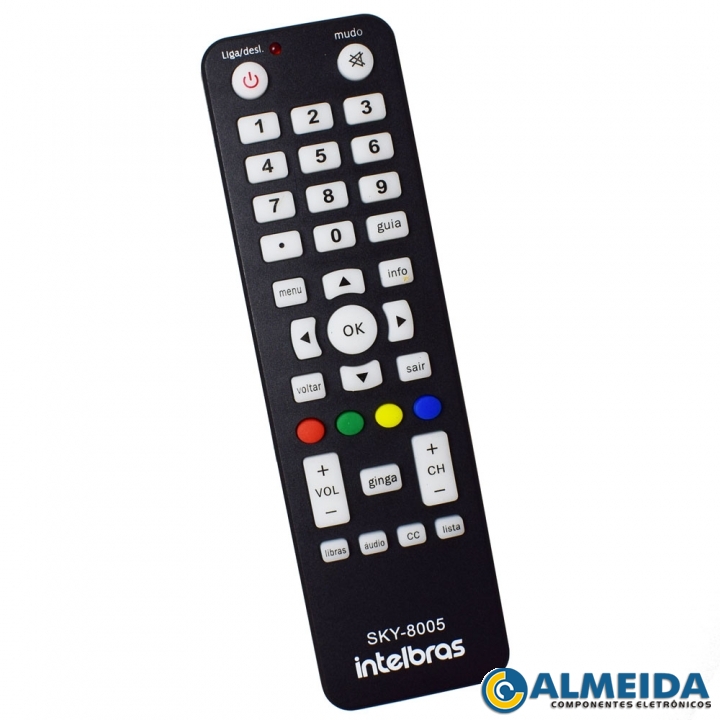 CONTROLE CONVERSOR DIGITAL INTELBRAS CD901/902 SKY-8005