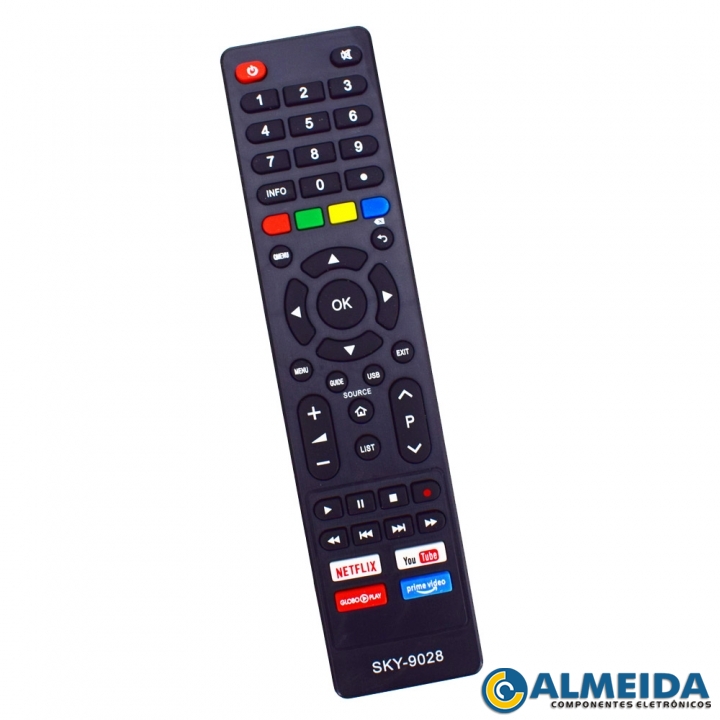 CONTROLE LCD PHILCO 4K NETFLIX/YOUTUBE/GLOBOPLAY/PRIME SKY-9028