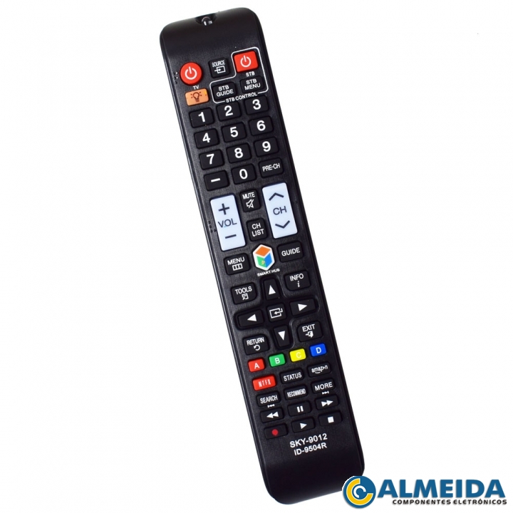 CONTROLE LCD SAMSUNG SMART NETFLIX/AMAZON AA59-00784C SKY-9012