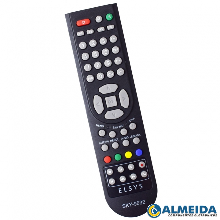 CONTROLE RECEPTOR ELSYS SATMAX HD SKY-9032