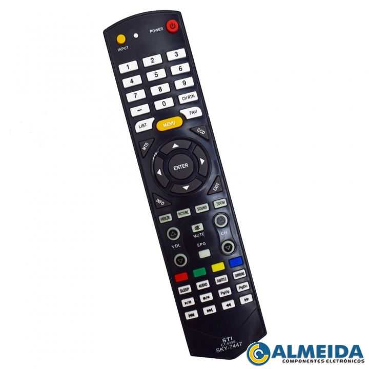 CONTROLE LCD SEMP TOSHIBA STI CT-6390 SKY-7447