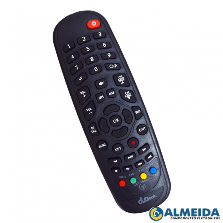 CONTROLE RECEPTOR DUOSAT JOY HD SKY-9046