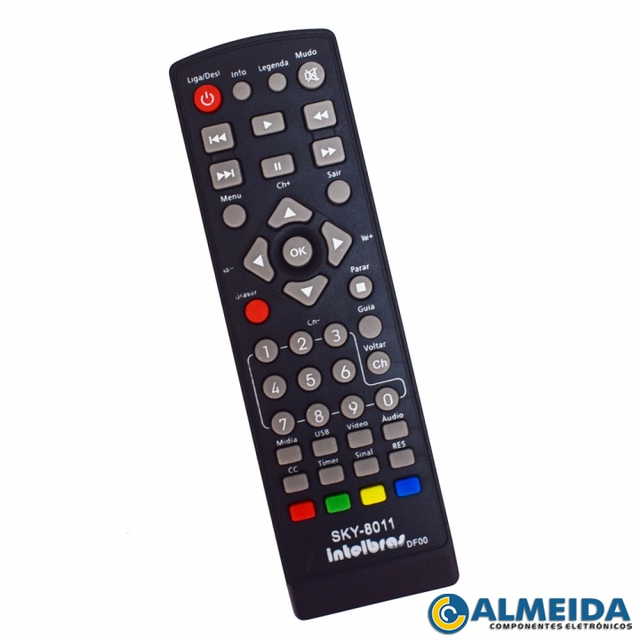 CONTROLE CONVERSOR DIGITAL KEO INTELBRAS DF00 SKY-8011