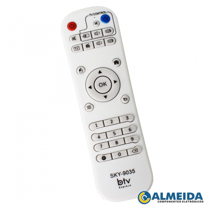 CONTROLE RECEPTOR BTV EXPRESS E8/E9/E10 SKY-9035