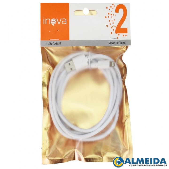CABO USB LIGHTNING IPHONE/IPAD 2 MTS CBO-5508 INOVA