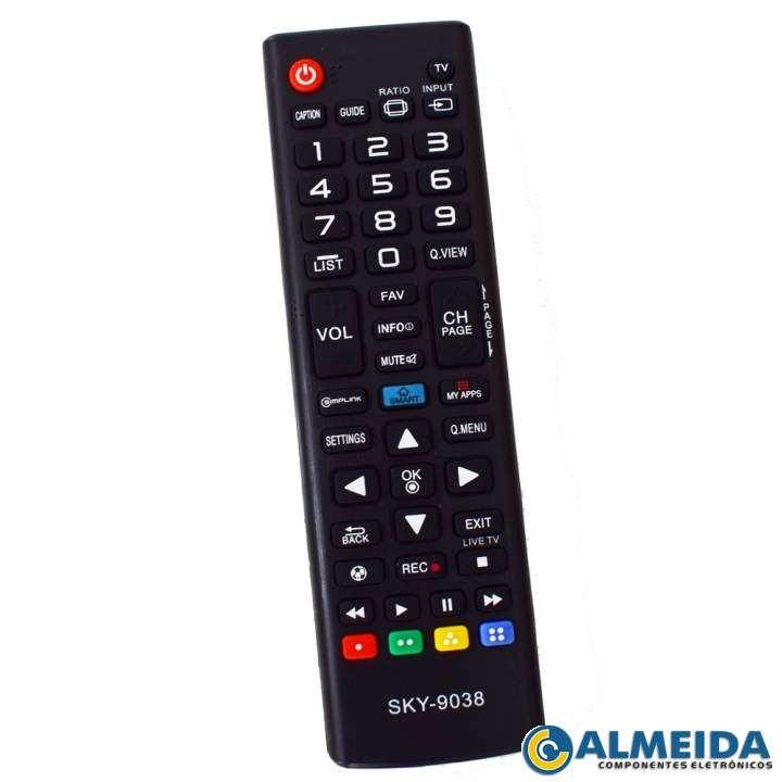 CONTROLE LCD LG SMART TV/MY APPS AKB73975701 SKY-9038