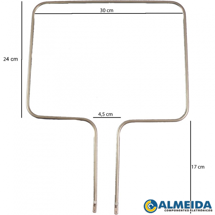 RESISTENCIA ELETRICA PARA FORNO FISCHER 750W 220V