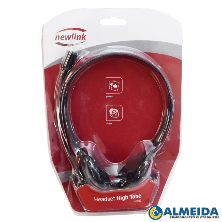 HEADSET COM MICROFONE HIGH TONE HS-302 NEWLINK