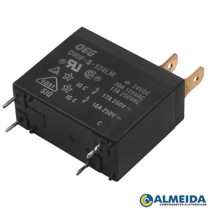 RELE MICROONDAS 24V 20A/250VAC OEG
