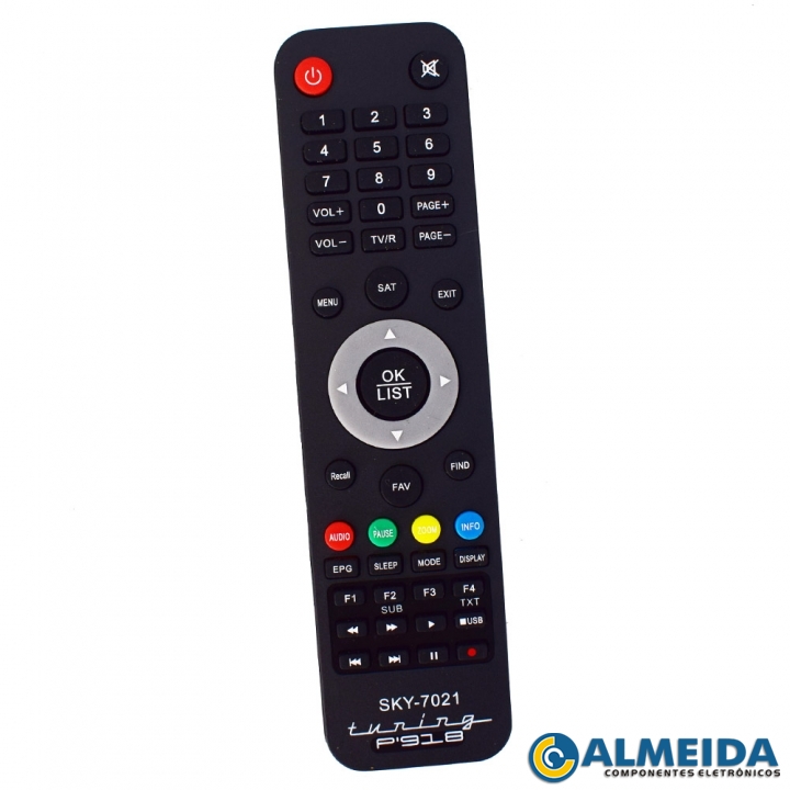 CONTROLE RECEPTOR TUNING P918/P920/P930 NAZABOX S1010 SKY-7021