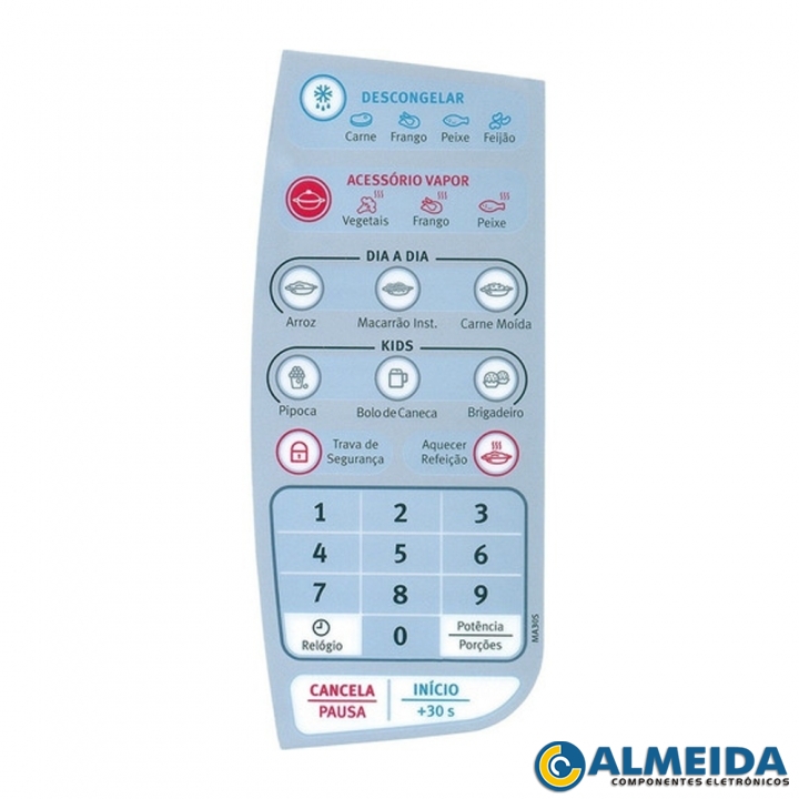 MEMBRANA MICROONDAS ELECTROLUX MA30S