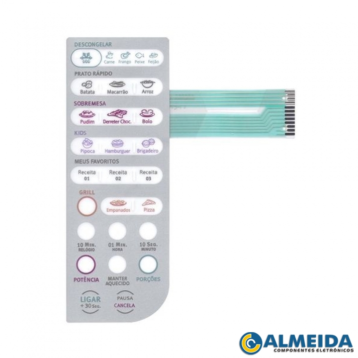 MEMBRANA MICROONDAS ELECTROLUX MEG33