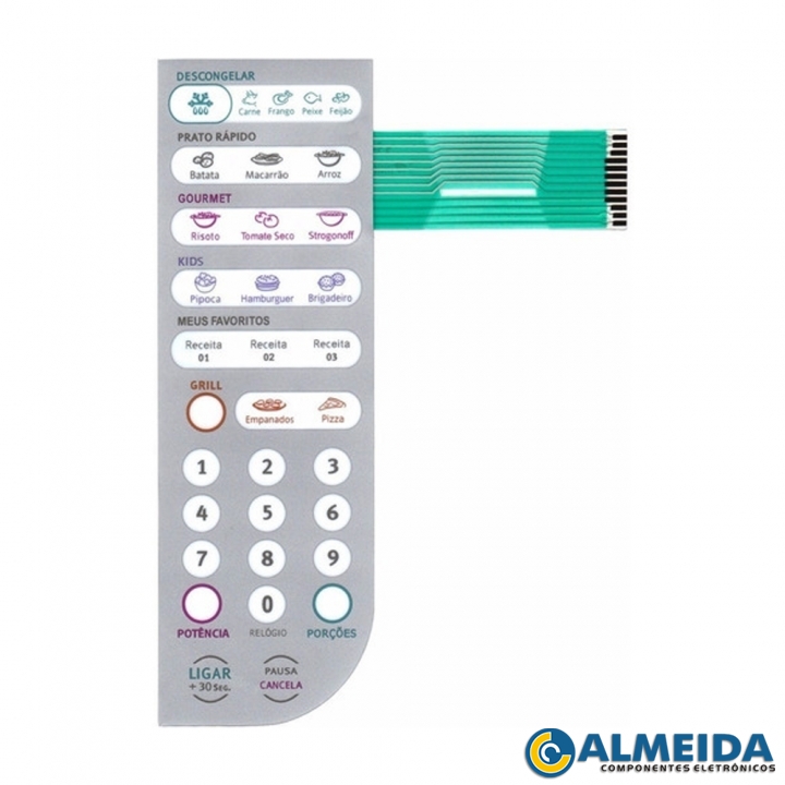 MEMBRANA MICROONDAS ELECTROLUX MEG41Y