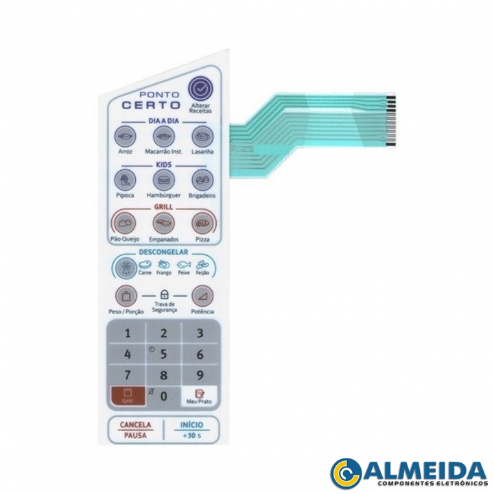 MEMBRANA MICROONDAS ELECTROLUX MG41P