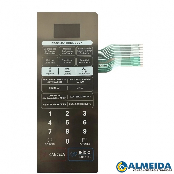 MEMBRANA MICROONDAS LG MH7048AP ESPELHADA