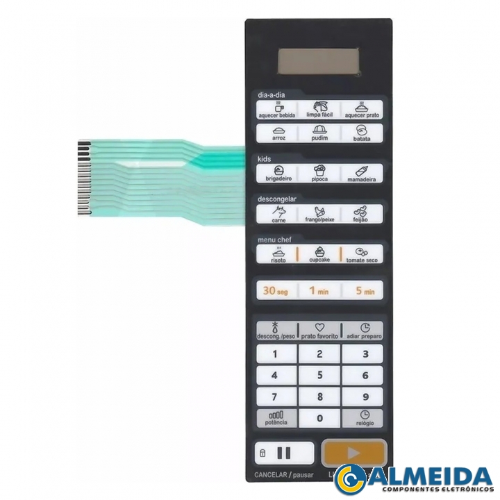 MEMBRANA MICROONDAS MIDEA MTAS21/MTAS22 20L GRILL ESPELHADA LIVA