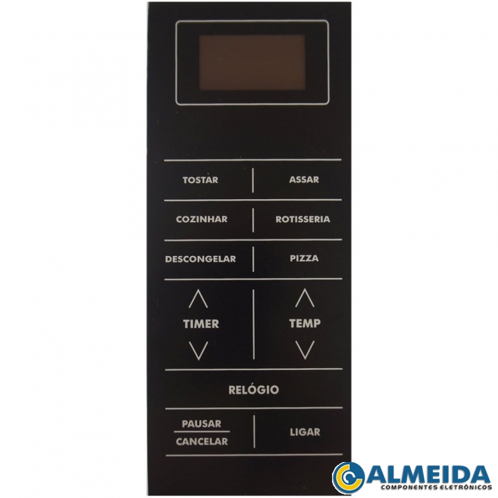 MEMBRANA FORNO ELETRICO PHILCO ROTISSERIE 32L 17,7X7,5CM