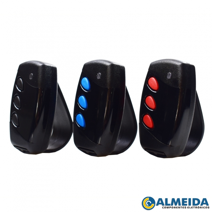 CONTROLE REMOTO COPIADOR 433MHZ 3 TECLAS C/ SUPORTE PREMIER CRONN