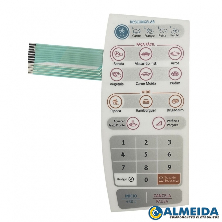 MEMBRANA MICROONDAS ELECTROLUX MEF30