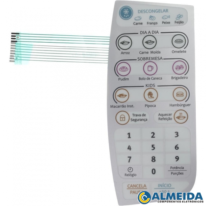 MEMBRANA MICROONDAS ELECTROLUX MTD30
