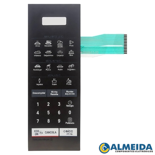 MEMBRANA MICROONDAS LG MS2357R/RA (24,5X8,8CM)