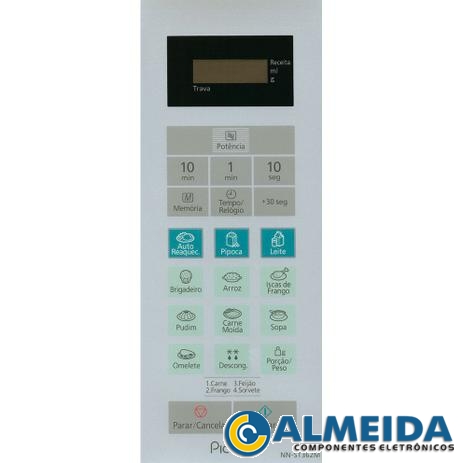 MEMBRANA MICROONDAS PANASONIC NNST352/362