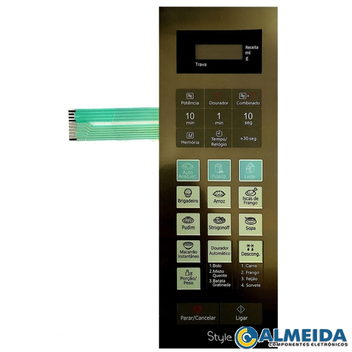 MEMBRANA MICROONDAS PANASONIC NNGT682SRU