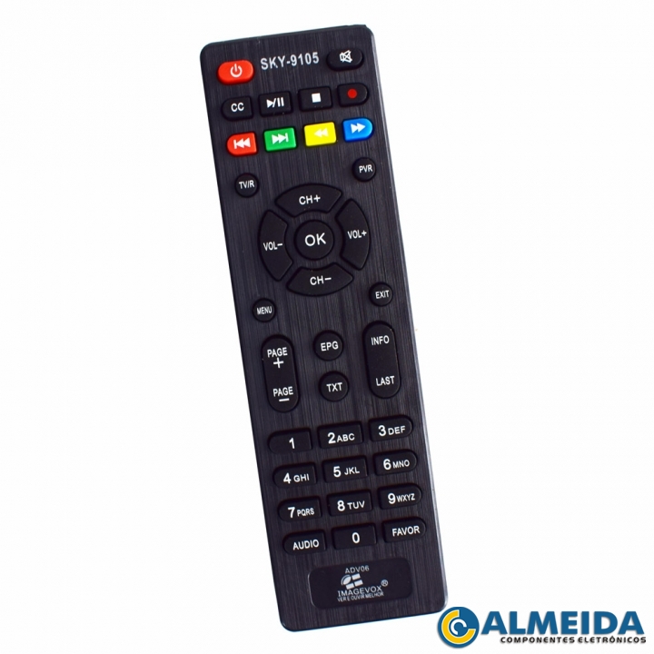 CONTROLE CONVERSOR DIGITAL IMAGEVOX ADV-06 SKY-9105