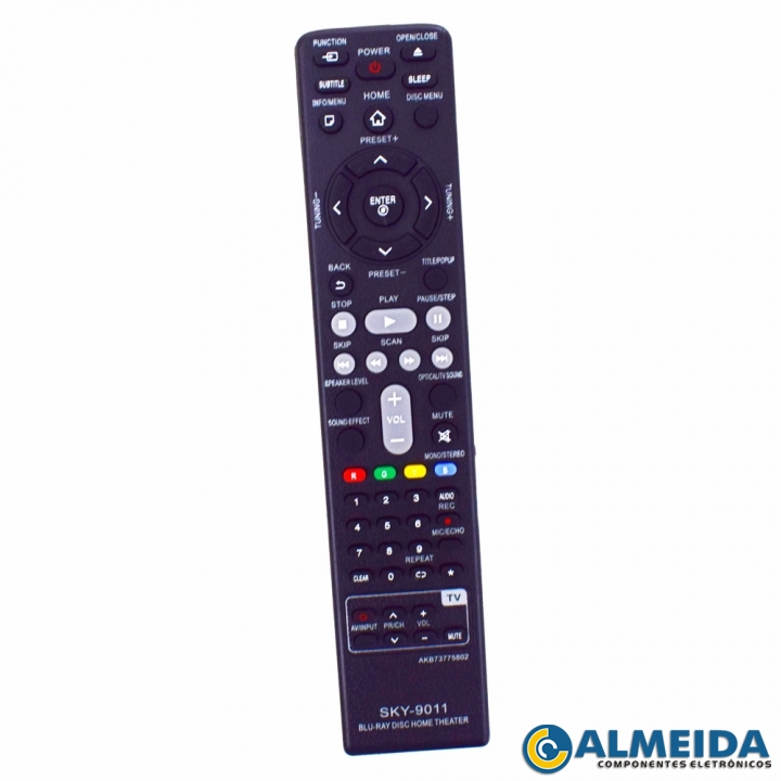 CONTROLE HOME THEATER LG AKB73775802 SKY-9011