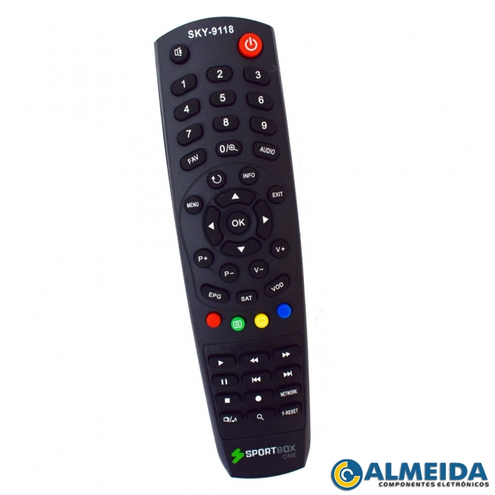 CONTROLE RECEPTOR SPORTBOX ONE SKY-9118