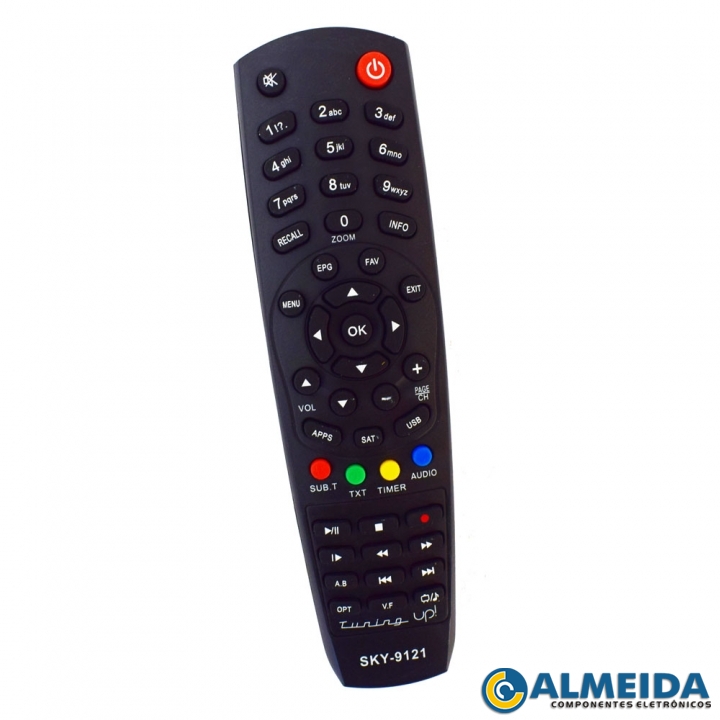 CONTROLE RECEPTOR TUNING UP SKY-9121