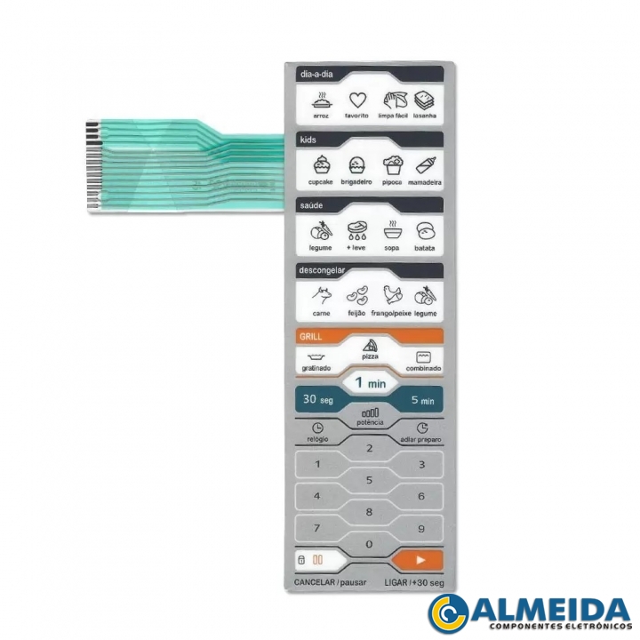 MEMBRANA MICROONDAS MIDEA MTAG31/32 LIVA