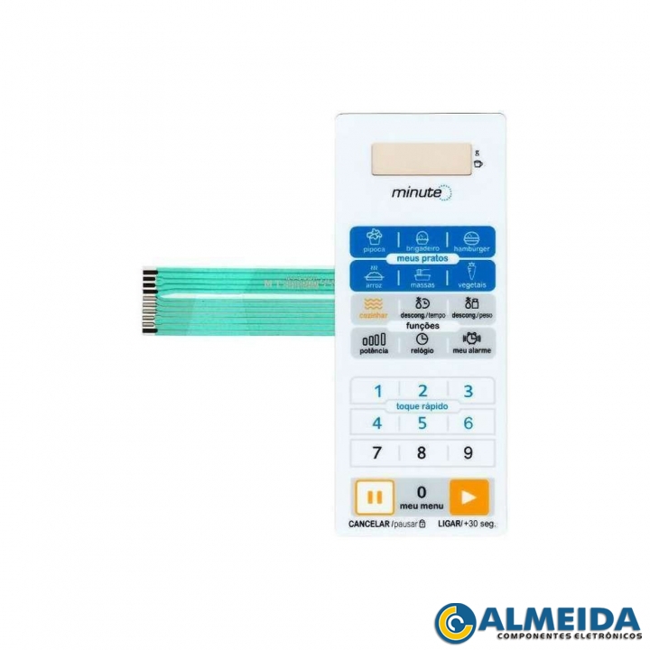 MEMBRANA MICROONDAS MIDEA MM35TB1VW (16,6X6,6CM)