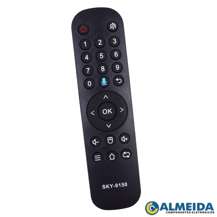 CONTROLE RECEPTOR HTV BOX 4/5/6/7 SKY-9150