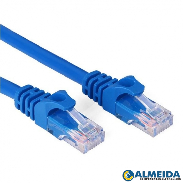 CABO DE REDE CAT5E RJ45 30 METROS LE-307 IT-BLUE