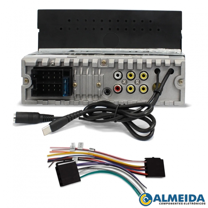 MULTIMIDIA MP5 7 POL. C/ ESPELHAMENTO 1 DIN RS-401BR ROADSTAR - Imagem 2